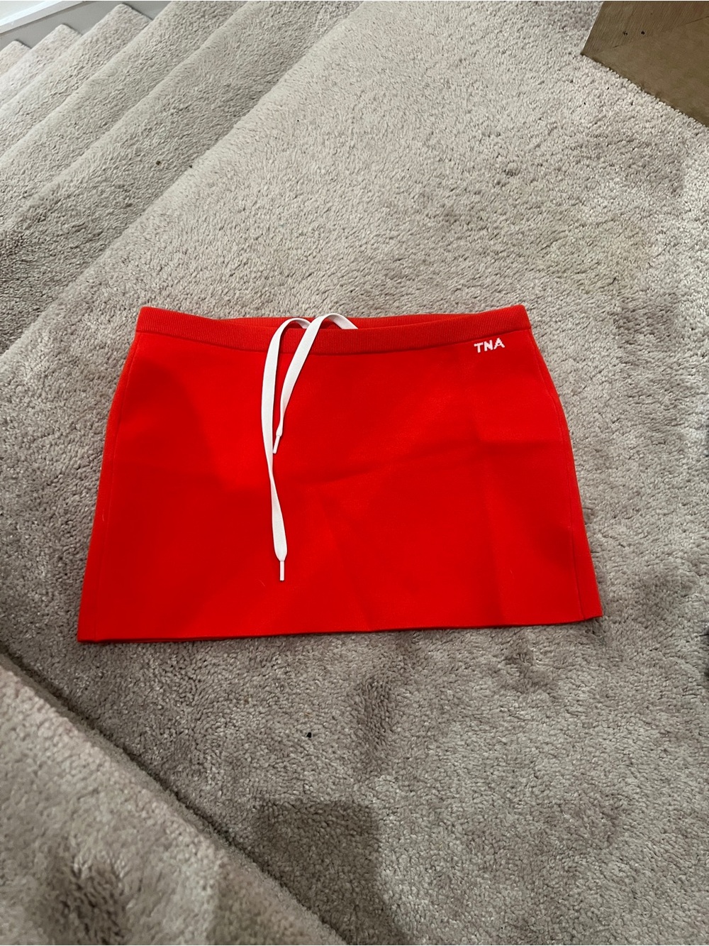 TNA Knit Mini Skirt with Drawstring